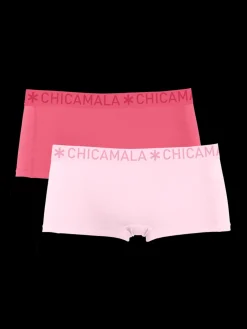 Dames 2-pack Boxershorts Effen-Muchachomalo Online
