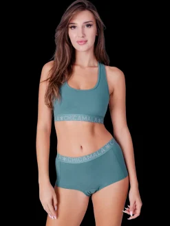 Dames 2-pack Boxershorts Effen-Muchachomalo Outlet