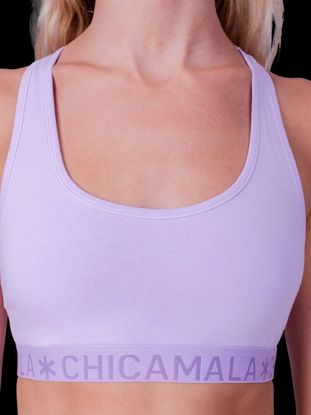 Dames 1-pack Racerback Effen-Muchachomalo Online