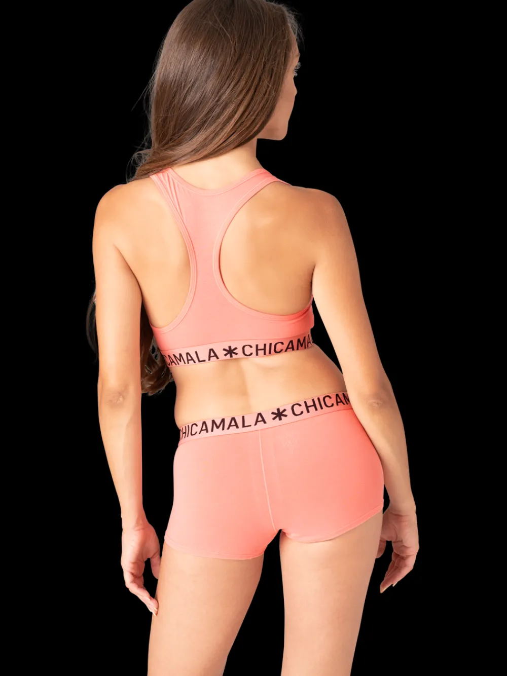 Dames 2-pack Racerback Effen-Muchachomalo Hot