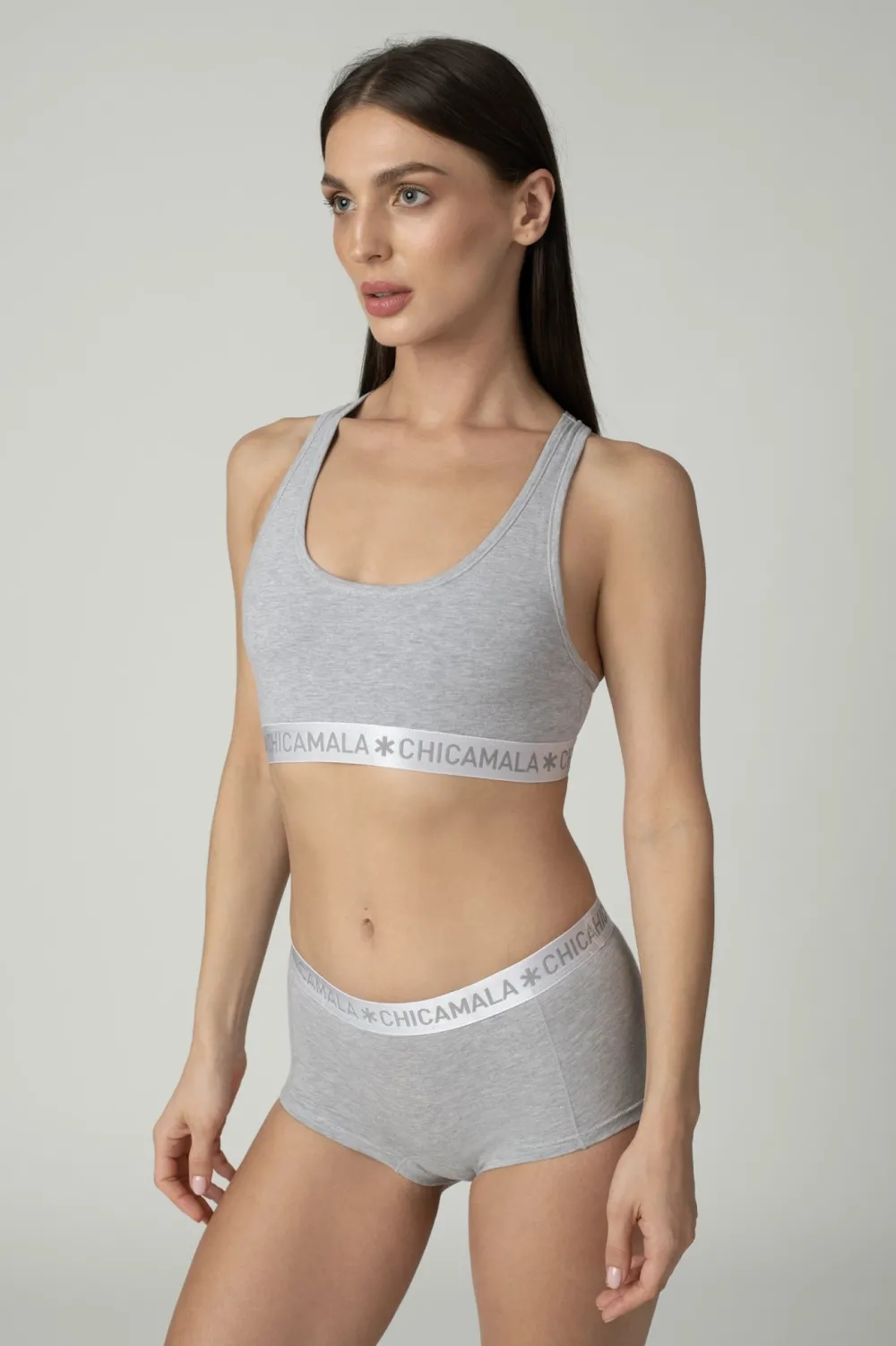 Dames 1-pack Racerback Effen-Muchachomalo New