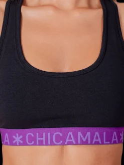 Dames 1-pack Racerback Effen-Muchachomalo New