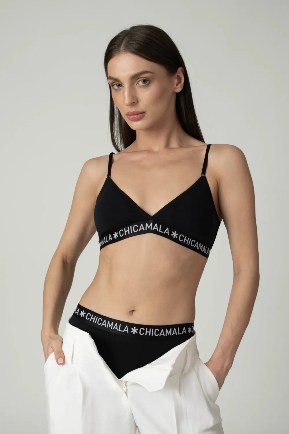 Dames 1-pack Triangle Top Effen-Muchachomalo Outlet