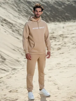 Heren Hoodie Beige-Muchachomalo Hot