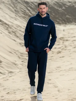 Heren Hoodie Blauw-Muchachomalo