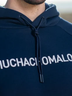 Heren Hoodie Blauw-Muchachomalo
