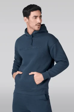 Heren Hoodie Blauw-Muchachomalo New