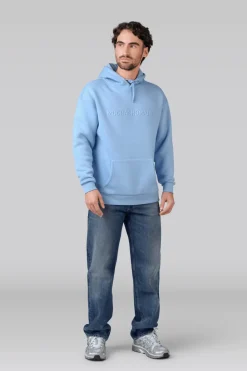 Heren Hoodie Lichtblauw-Muchachomalo Outlet