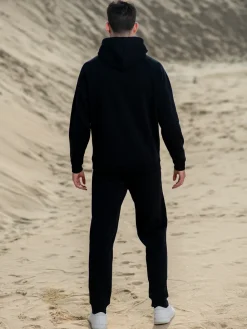 Heren Hoodie Zwart-Muchachomalo Sale