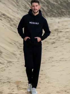 Heren Hoodie Zwart-Muchachomalo Sale