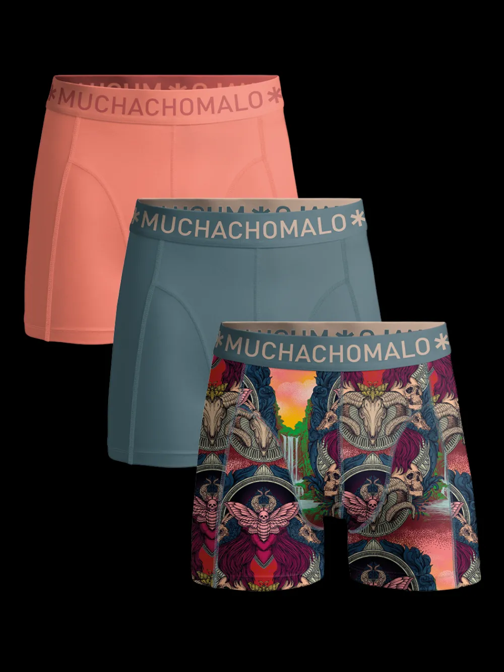 Heren 3-pack Boxershorts-Muchachomalo New