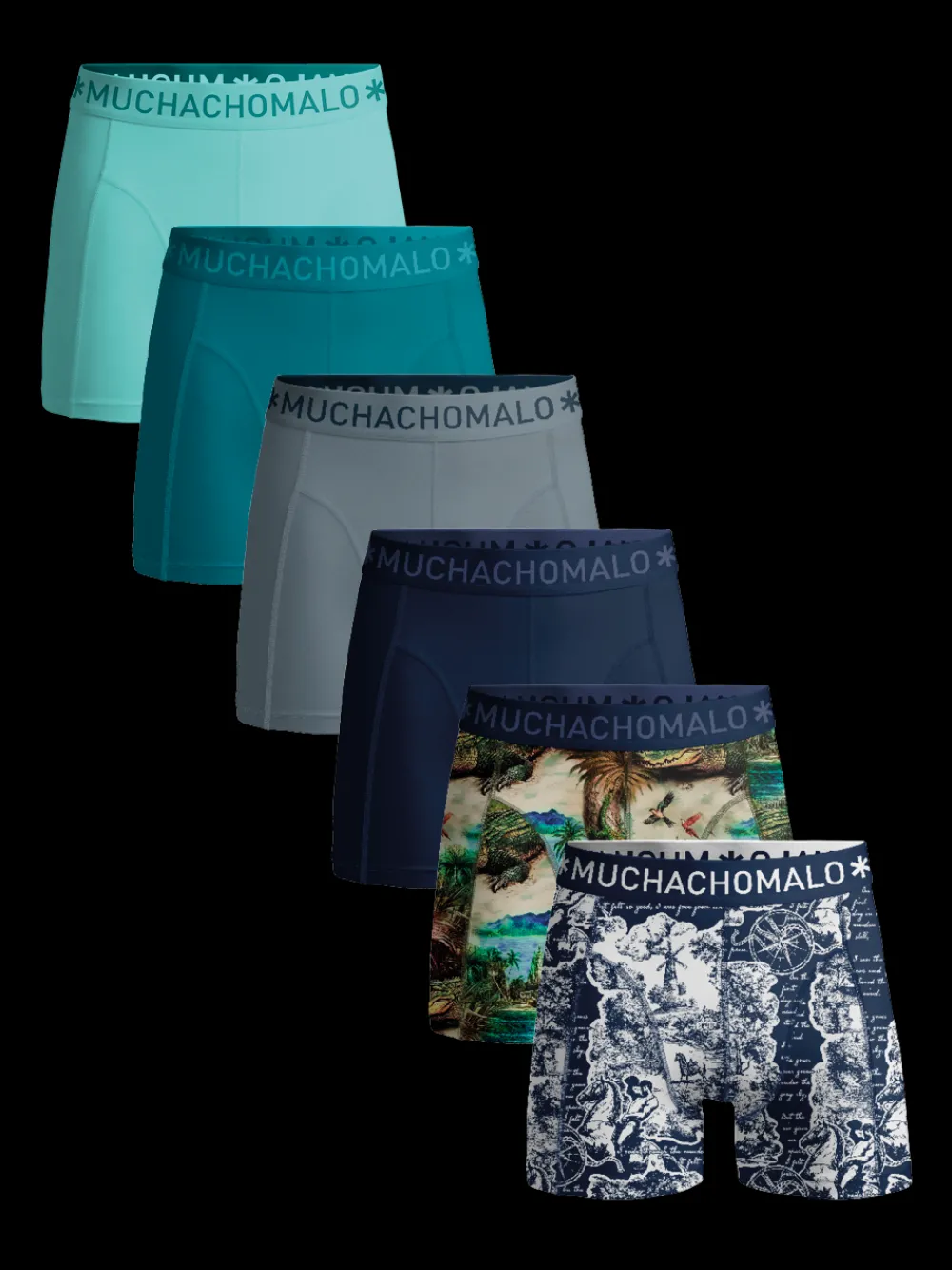 Heren 6-pack Boxershorts-Muchachomalo Best
