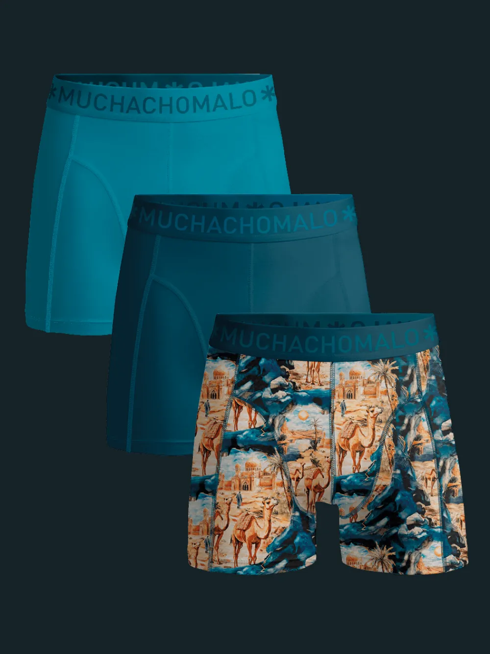 Heren 3-pack Boxershorts-Muchachomalo Hot