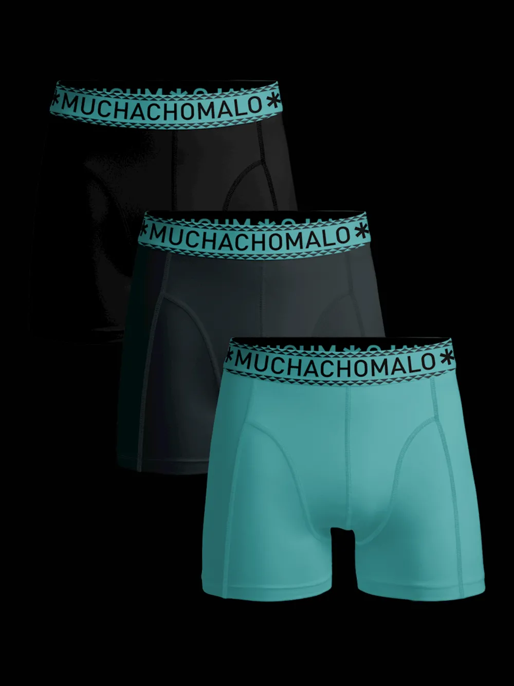 Heren 3-pack Boxershorts-Muchachomalo Clearance