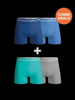 Heren 2+2-pack Boxershorts-Muchachomalo Discount