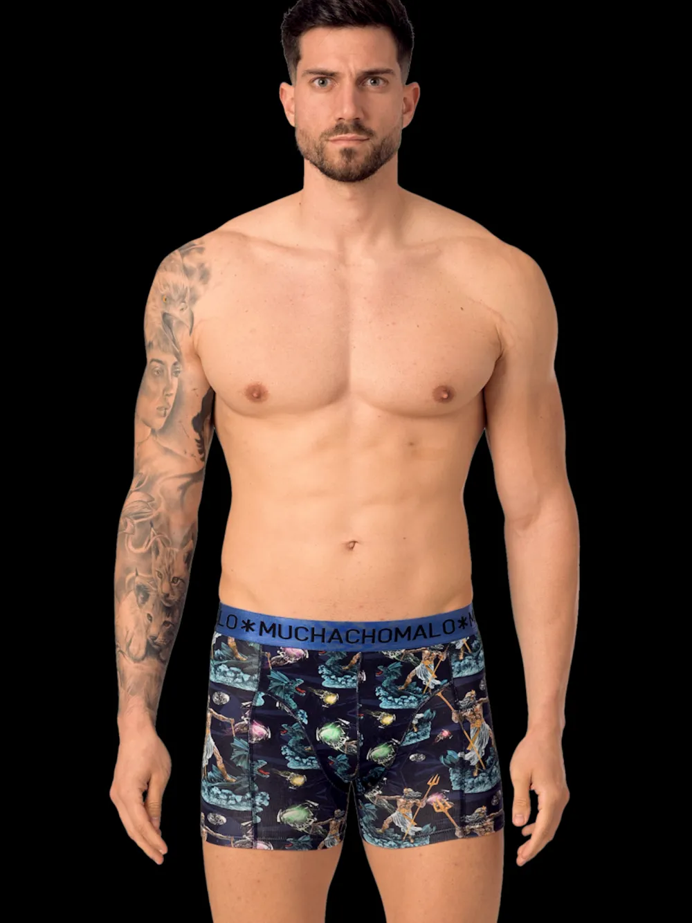 Heren 3-pack Boxershorts Biker Poseidon-Muchachomalo Sale