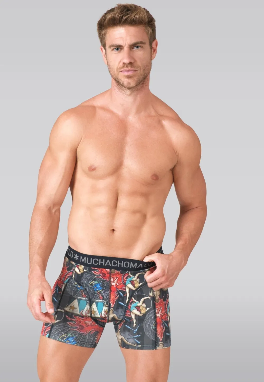 Heren 3-pack Boxershorts Circus-Muchachomalo Hot