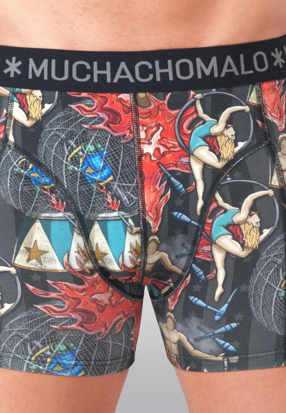 Heren 3-pack Boxershorts Circus-Muchachomalo Hot