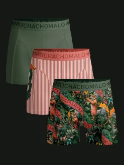 Heren 3-pack Boxershorts Circus Animals-Muchachomalo