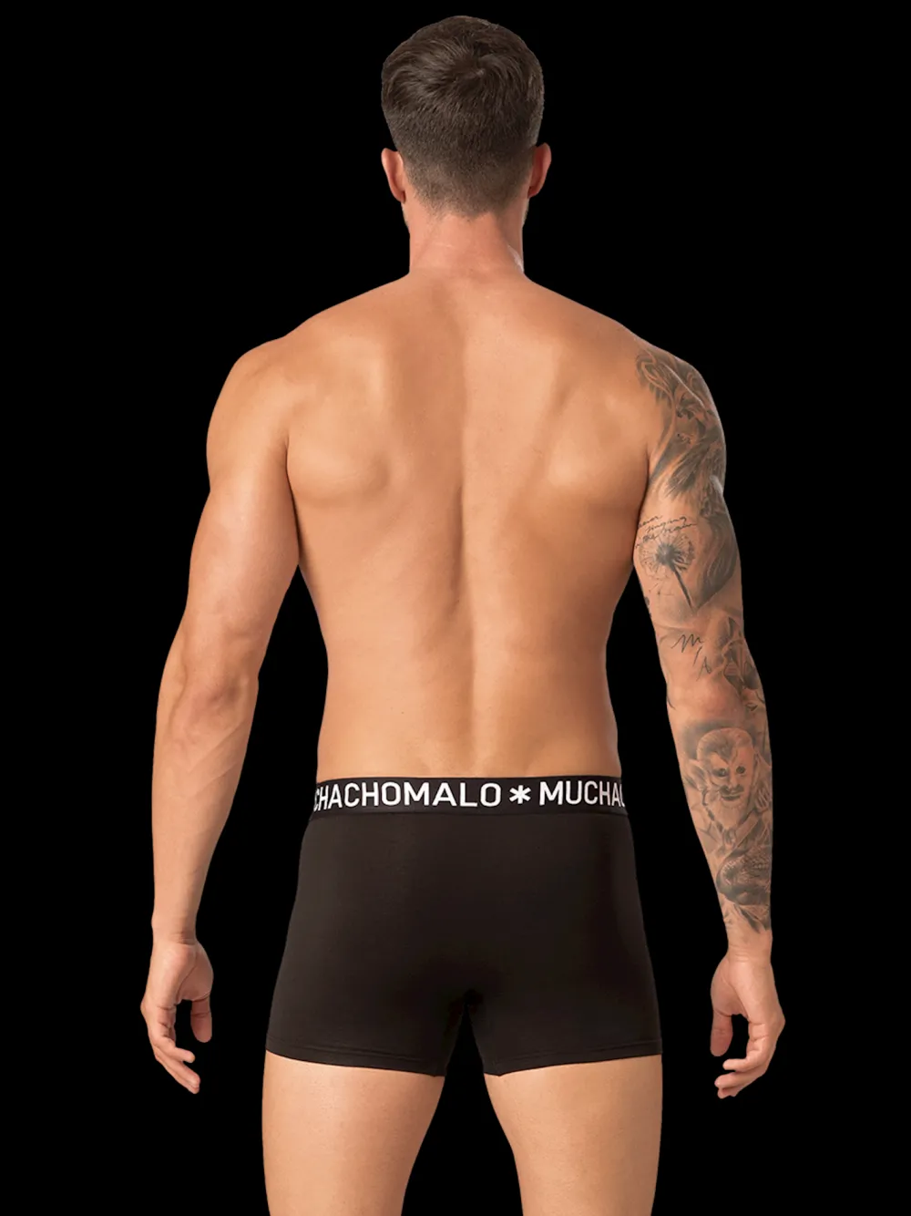 Heren 3-pack Boxershorts Effen Licht Katoen-Muchachomalo Clearance