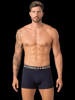 Heren 3-pack Boxershorts Effen Licht Katoen-Muchachomalo Clearance