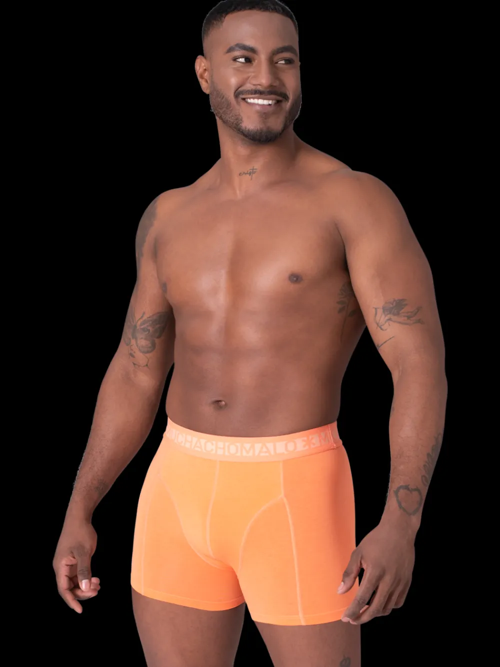 Heren 2-pack Boxershorts Effen-Muchachomalo Clearance