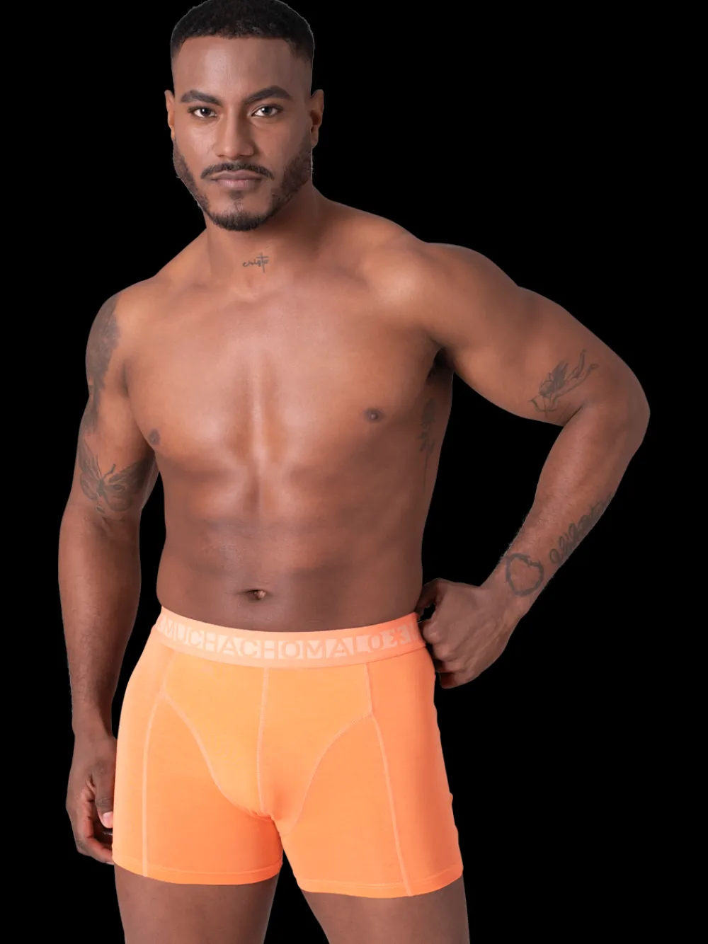 Heren 2-pack Boxershorts Effen-Muchachomalo Clearance