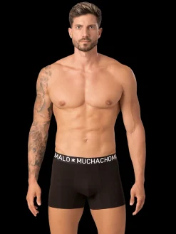 Heren 4-pack Boxershorts Effen Licht Katoen-Muchachomalo Outlet