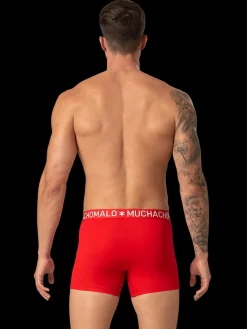 Heren 4-pack Boxershorts Effen Licht Katoen-Muchachomalo Outlet