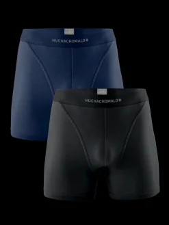 Heren 2-pack Boxershorts Effen-Muchachomalo Online
