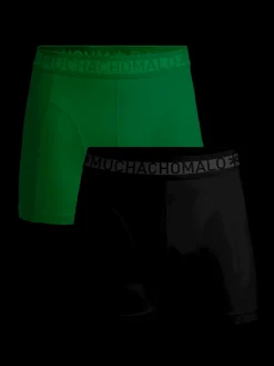Heren 2-pack Boxershorts Effen-Muchachomalo Outlet