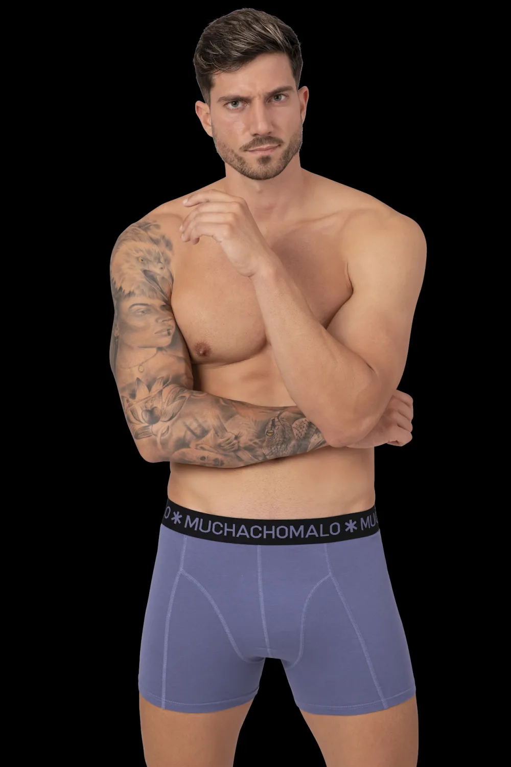 Heren 6-pack Boxershorts Effen-Muchachomalo Sale