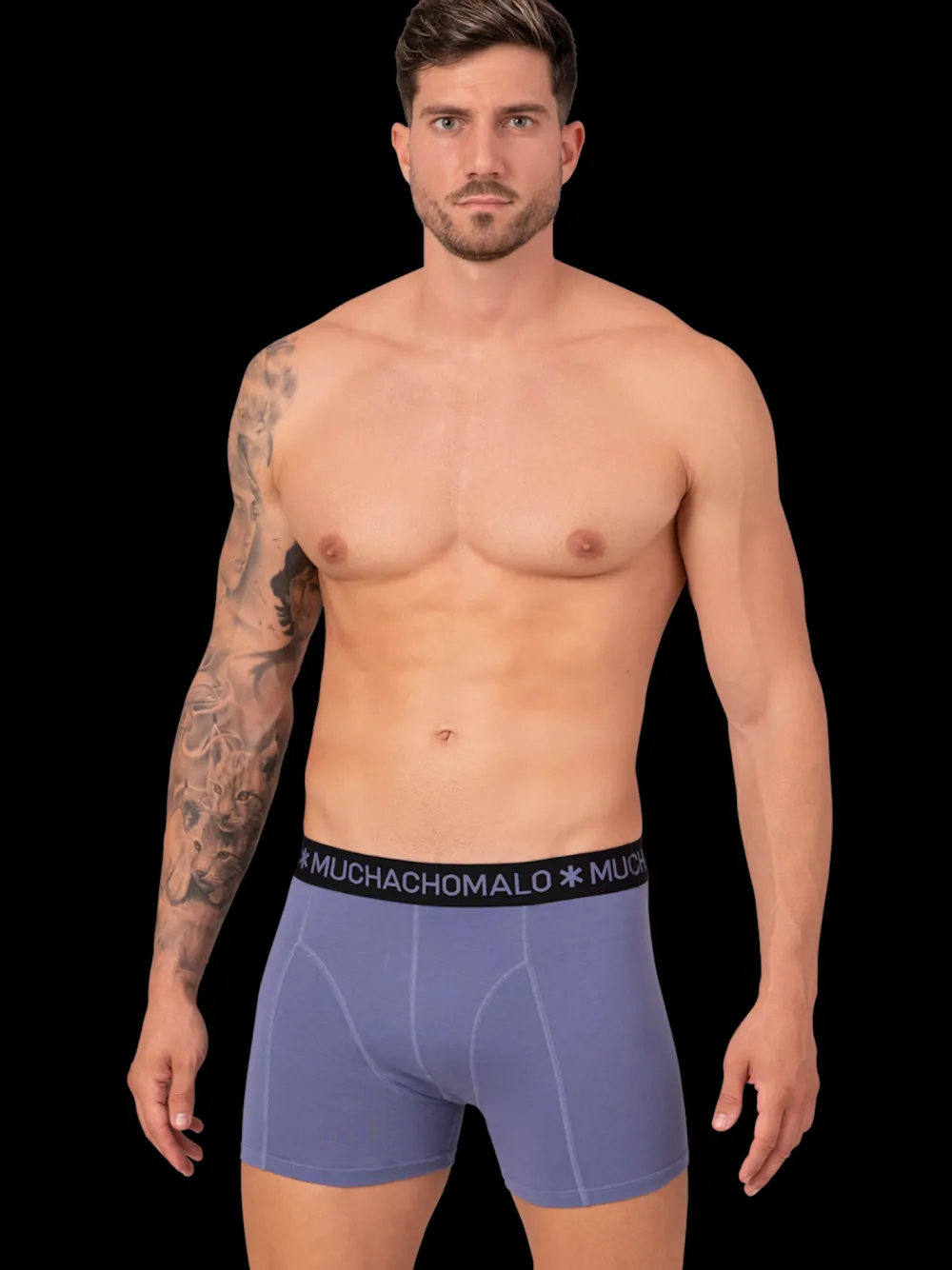 Heren 6-pack Boxershorts Effen-Muchachomalo Sale
