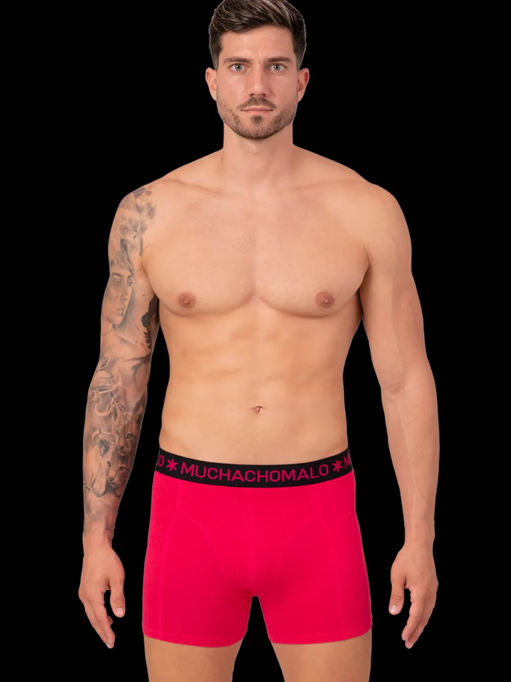 Heren 6-pack Boxershorts Effen-Muchachomalo Sale