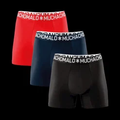 Heren 3-pack Boxershorts Effen Licht Katoen-Muchachomalo Hot