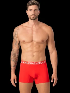 Heren 3-pack Boxershorts Effen Licht Katoen-Muchachomalo Hot