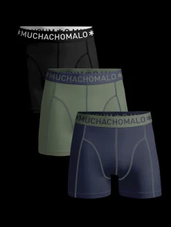 Heren 3-pack Boxershorts Effen-Muchachomalo