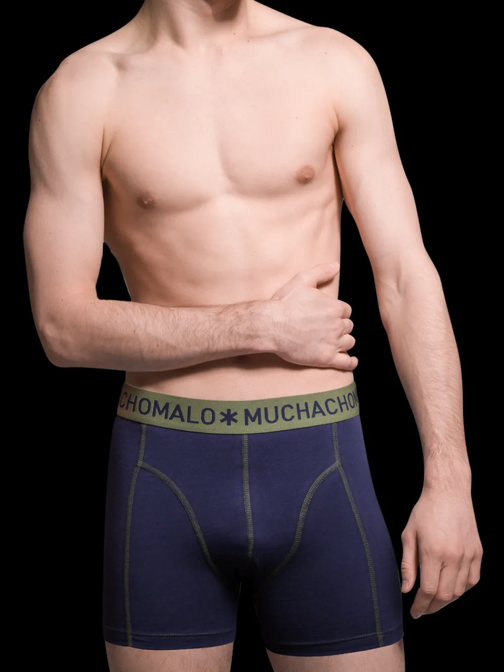 Heren 3-pack Boxershorts Effen-Muchachomalo