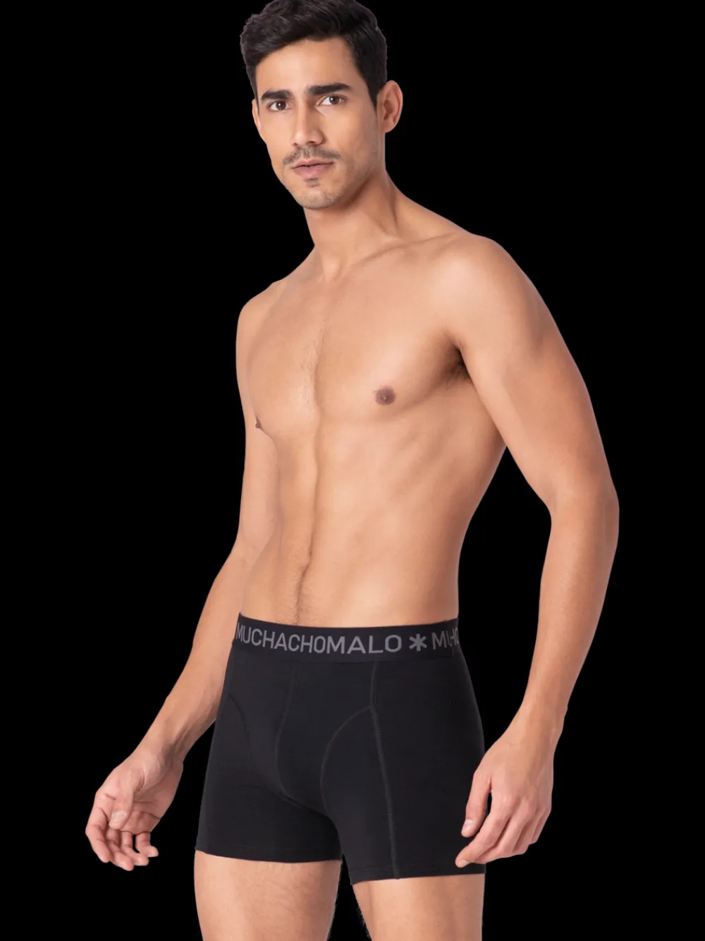 Heren 2+2-pack Boxershorts Effen-Muchachomalo Online