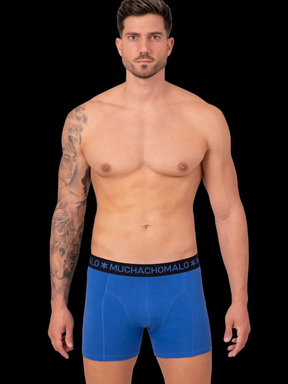 Heren 6-pack Boxershorts Effen-Muchachomalo Discount