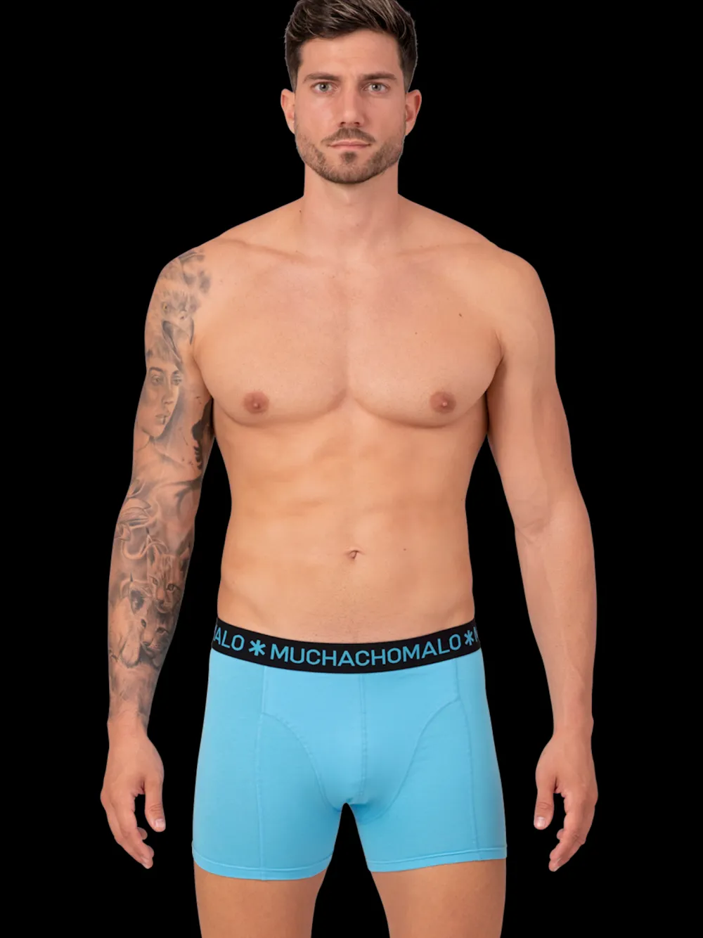 Heren 6-pack Boxershorts Effen-Muchachomalo Discount