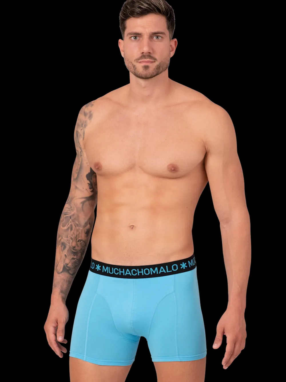 Heren 6-pack Boxershorts Effen-Muchachomalo Discount