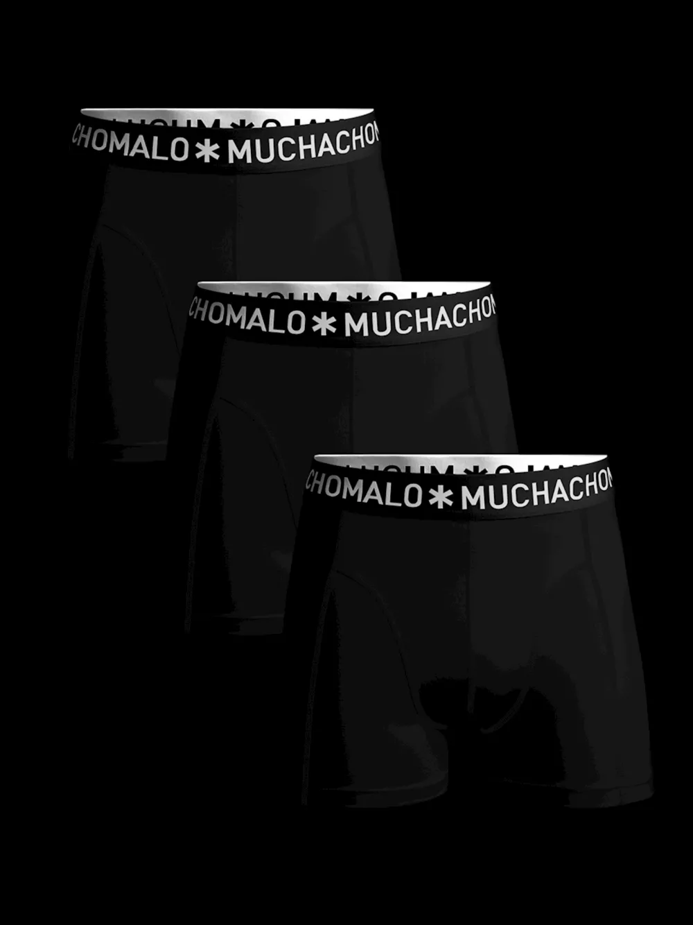 Heren 3-pack Boxershorts Effen-Muchachomalo Hot