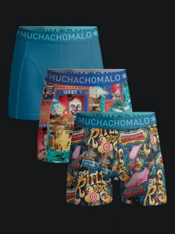 Heren 3-pack Boxershorts Funfair-Muchachomalo