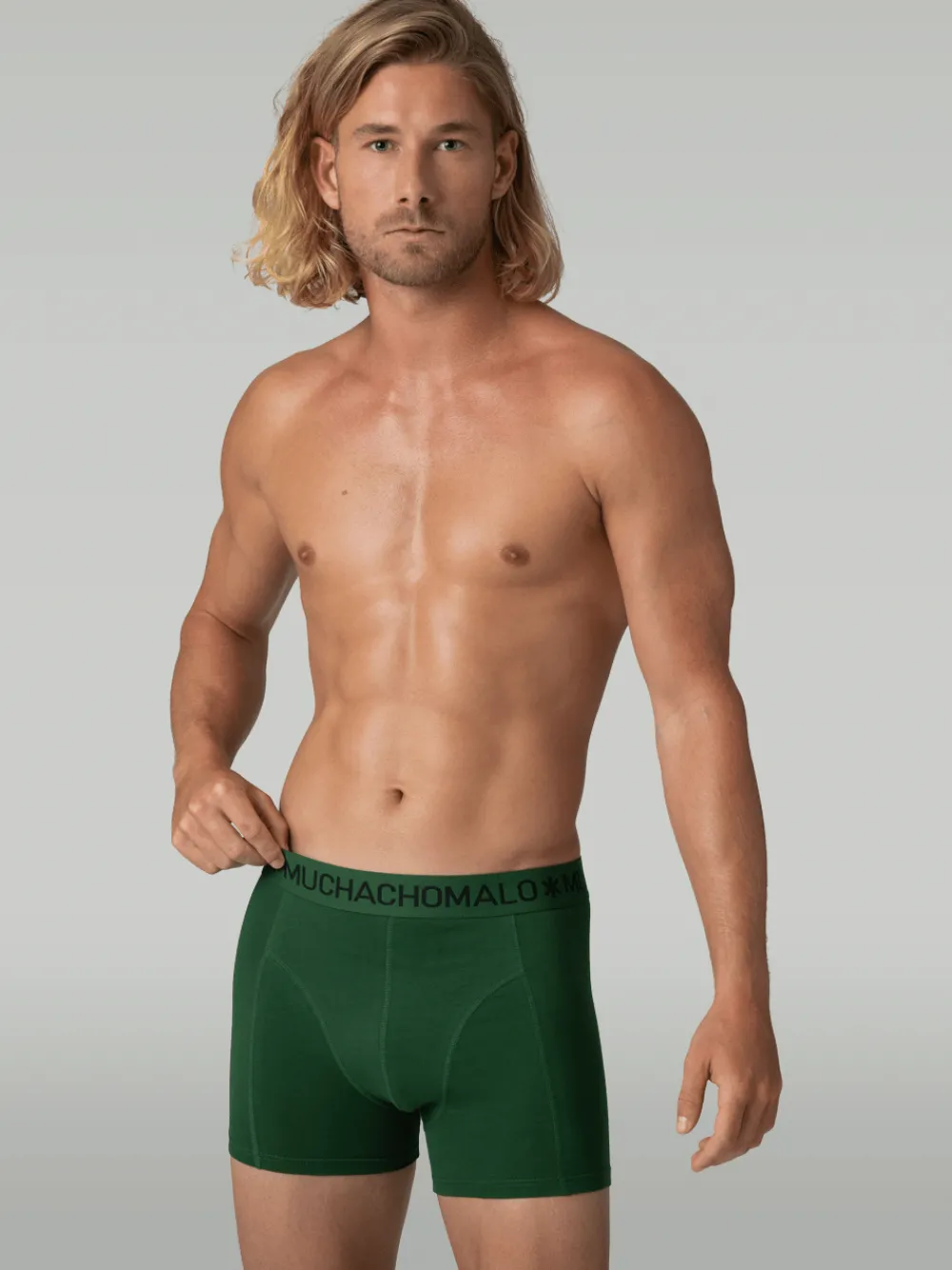 Heren 3-pack Boxershorts Geometric-Muchachomalo Outlet