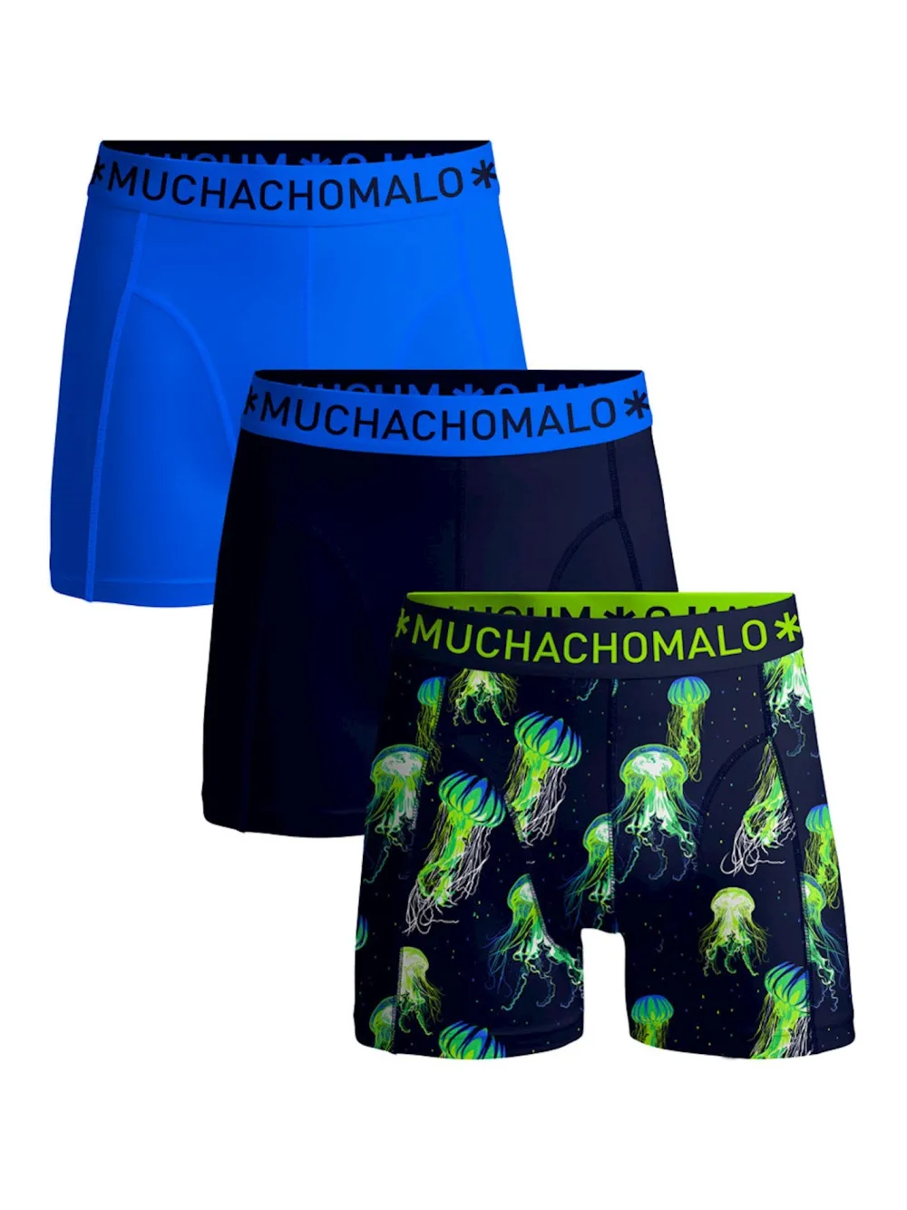 Heren 3-pack Boxershorts Jellyfish-Muchachomalo Discount