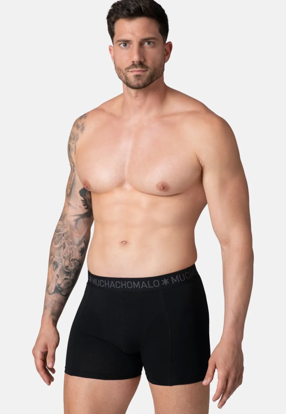 Heren 3-pack Boxershorts Licht Katoen-Muchachomalo New