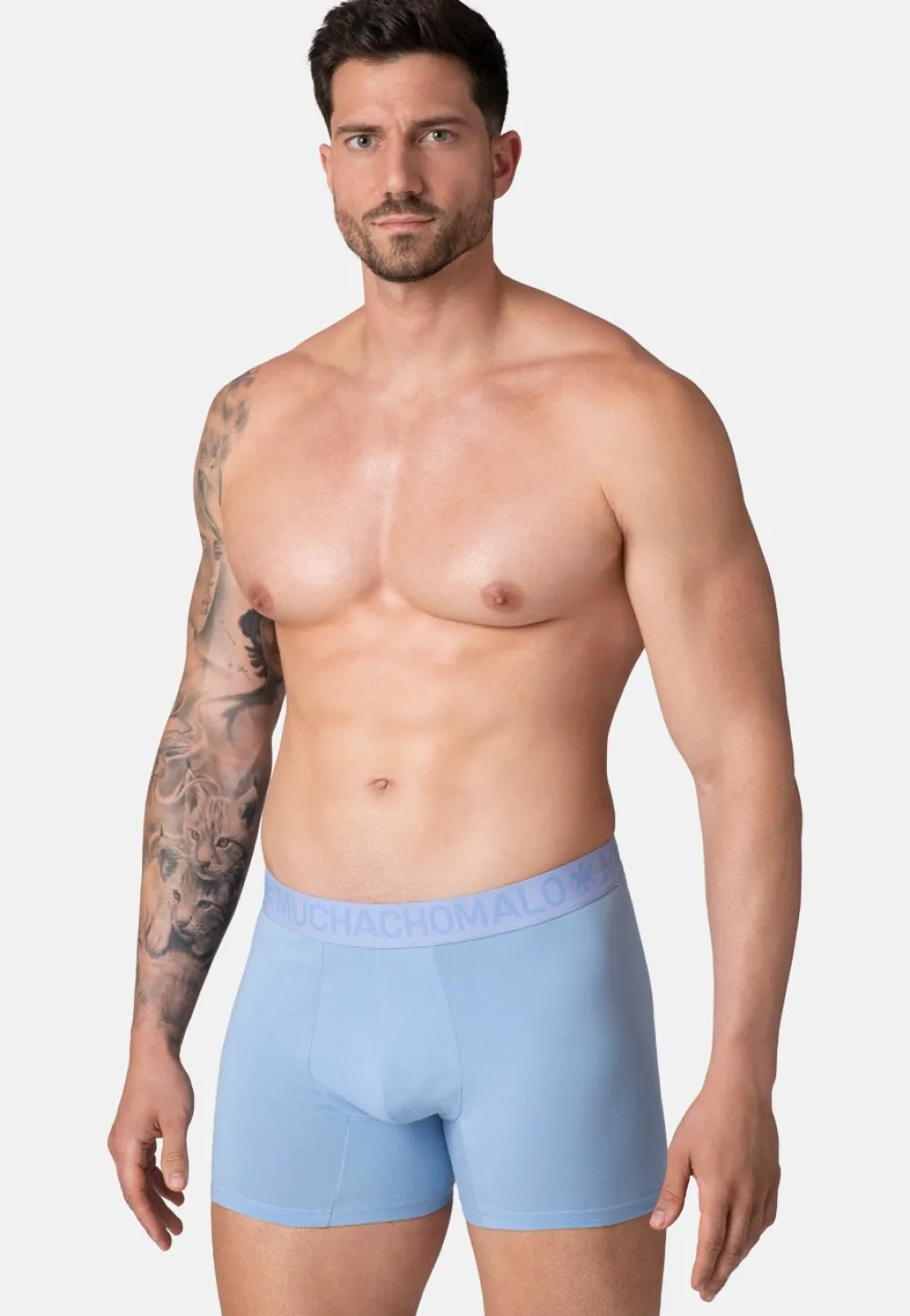 Heren 3-pack Boxershorts Licht Katoen-Muchachomalo Best