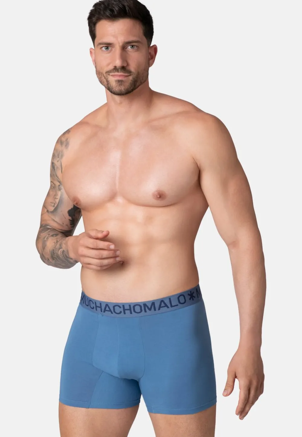 Heren 2-pack Boxershorts Licht Katoen-Muchachomalo Online