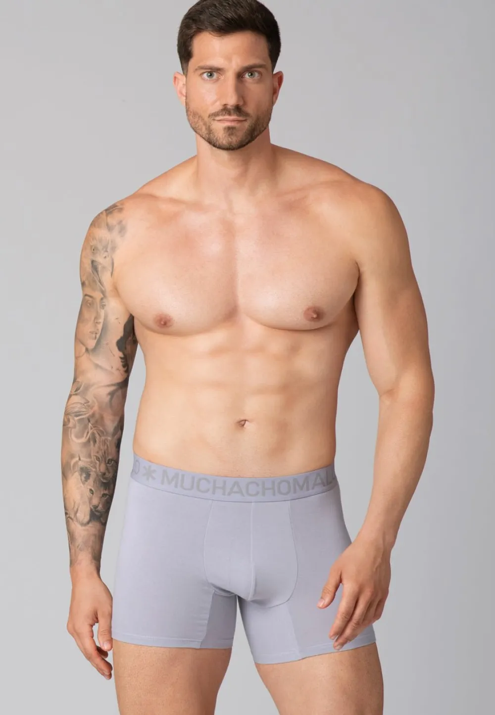 Heren 3-pack Boxershorts Licht Katoen-Muchachomalo Online